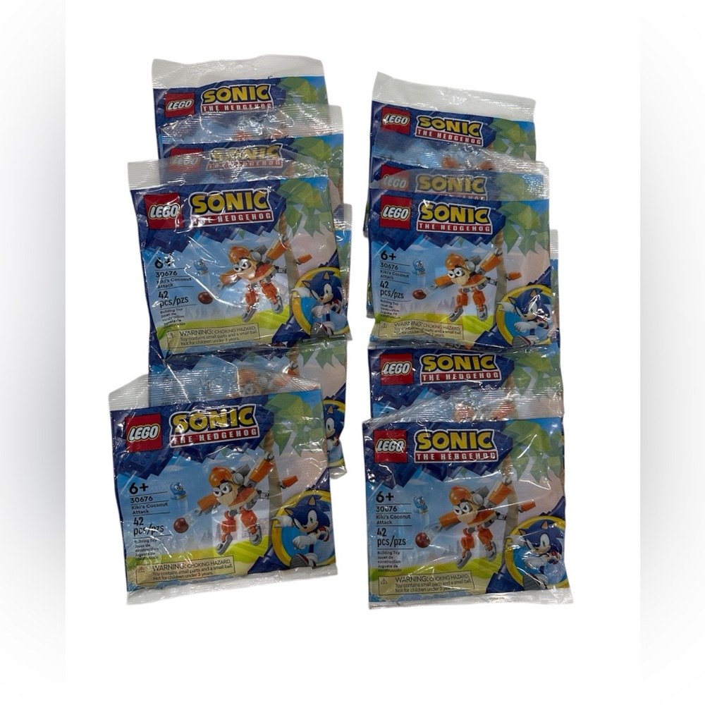 LEGO 30676 Sonic The Hedgehog Kiki's Coconut Attack lot of 6 New